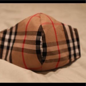 Fashionable plaid face mask - design option 2 of 2